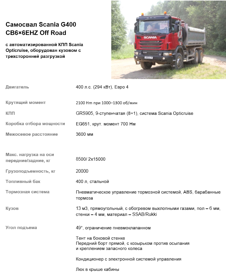 Scania r420 технические характеристики и грузоподъемность, двигатель и расход топлива
