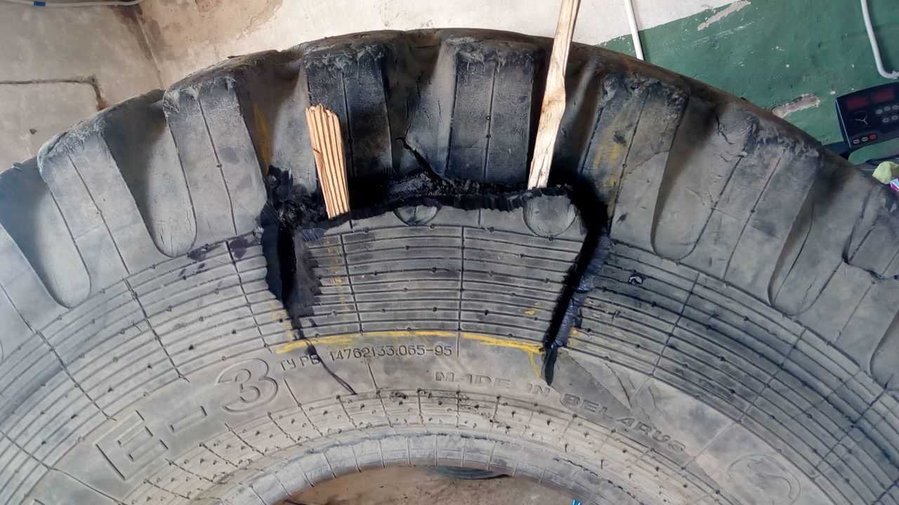 Как отремонтировать боковой порез шины