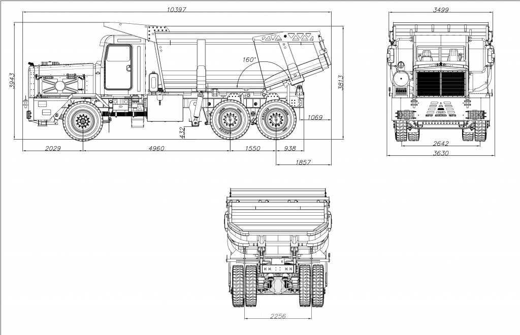Тонар-7502 — характеристики гигантского российского автопоезда 6х6