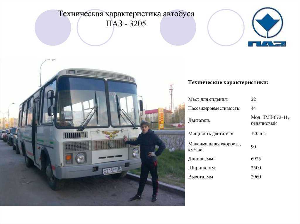 ✅ автобус паз-4234: технические характеристики - байтрактор.рф