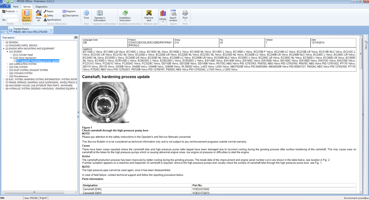 Volvo prosis parts catalogs & repair manuals 2020 download