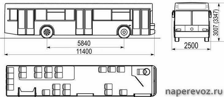 Традиционный автобус лиаз-5292 и новый лиаз-5292 new