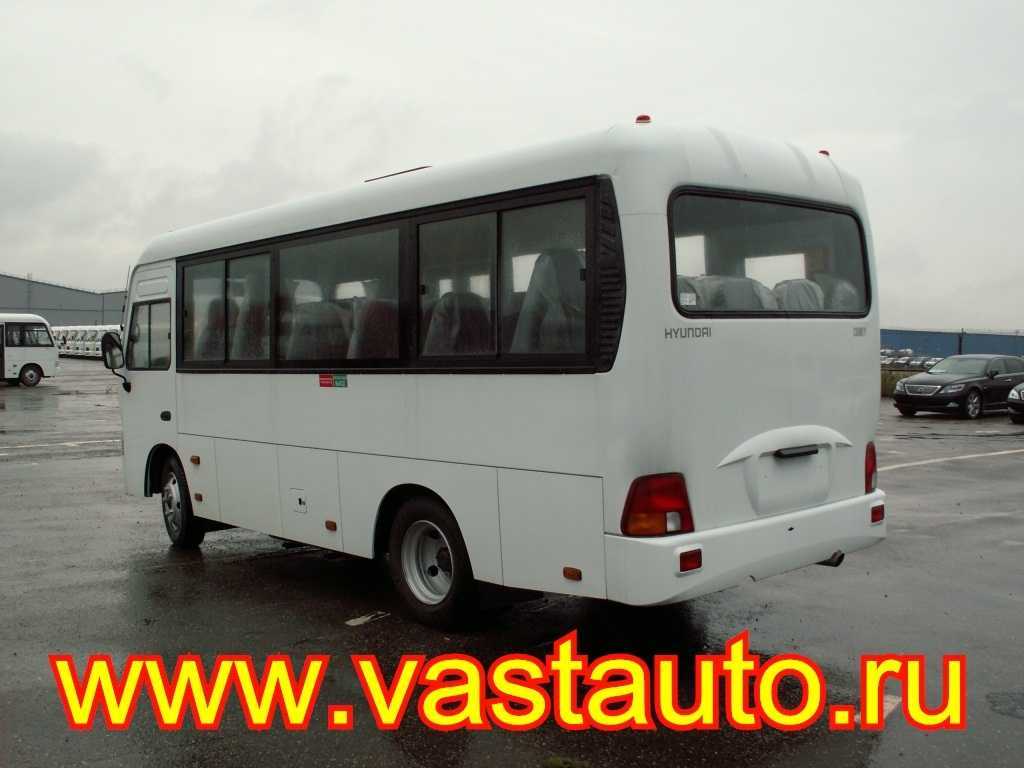 Самый распространенный автобус – hyundai county