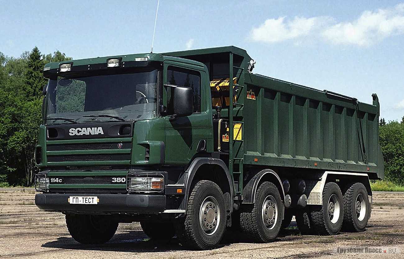 Технические характеристики самосвала Scania P380 CB8x4EHZ, его  в России и обзор с фото