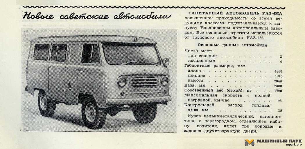 Автомобиль уаз-452 ("буханка"): фото и описание, технические характеристики, размеры :: syl.ru
