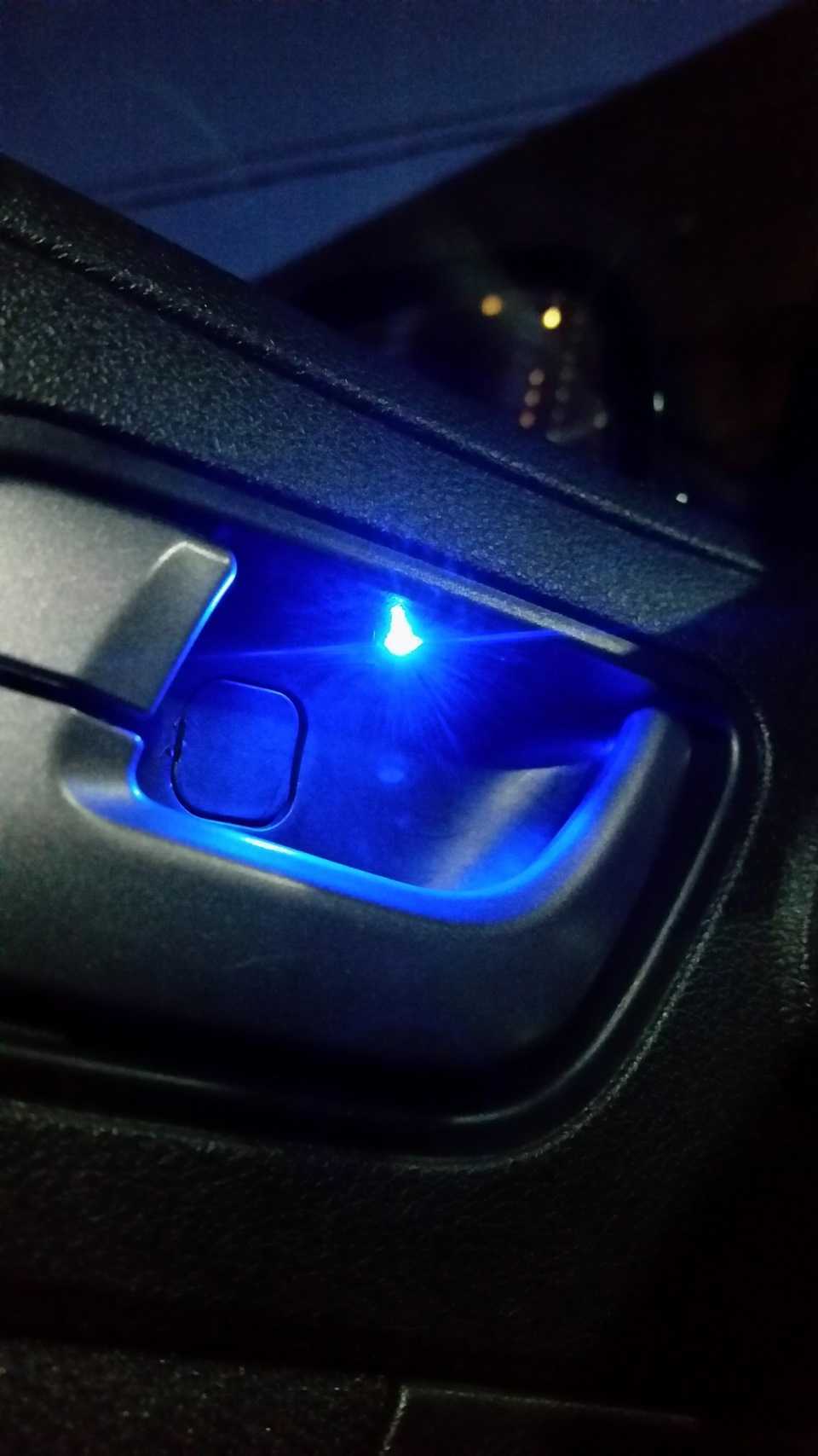 Как сделать подсветку дверей в автомобиле