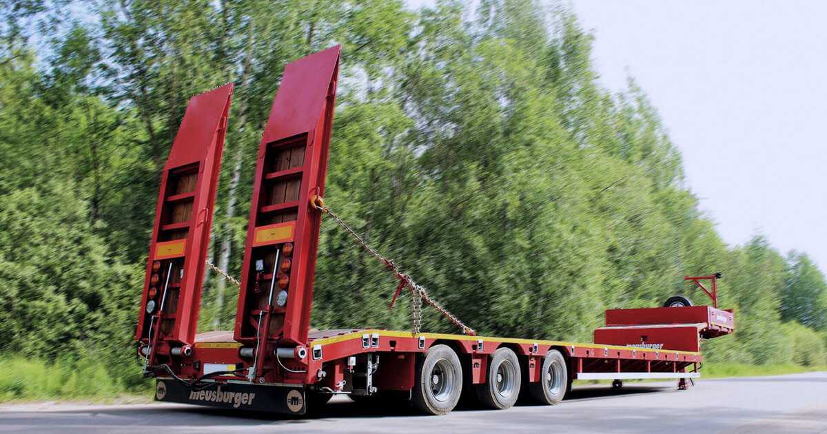 Какие используются прицепы и платформы для перевозки негабаритных грузов