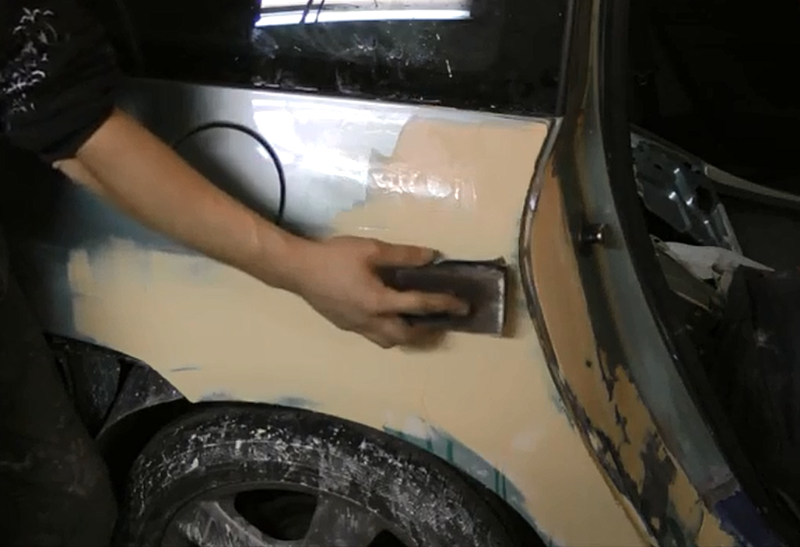 Инструкция по шпаклеванию автомобиля своими руками - покраска автомобиля своими руками