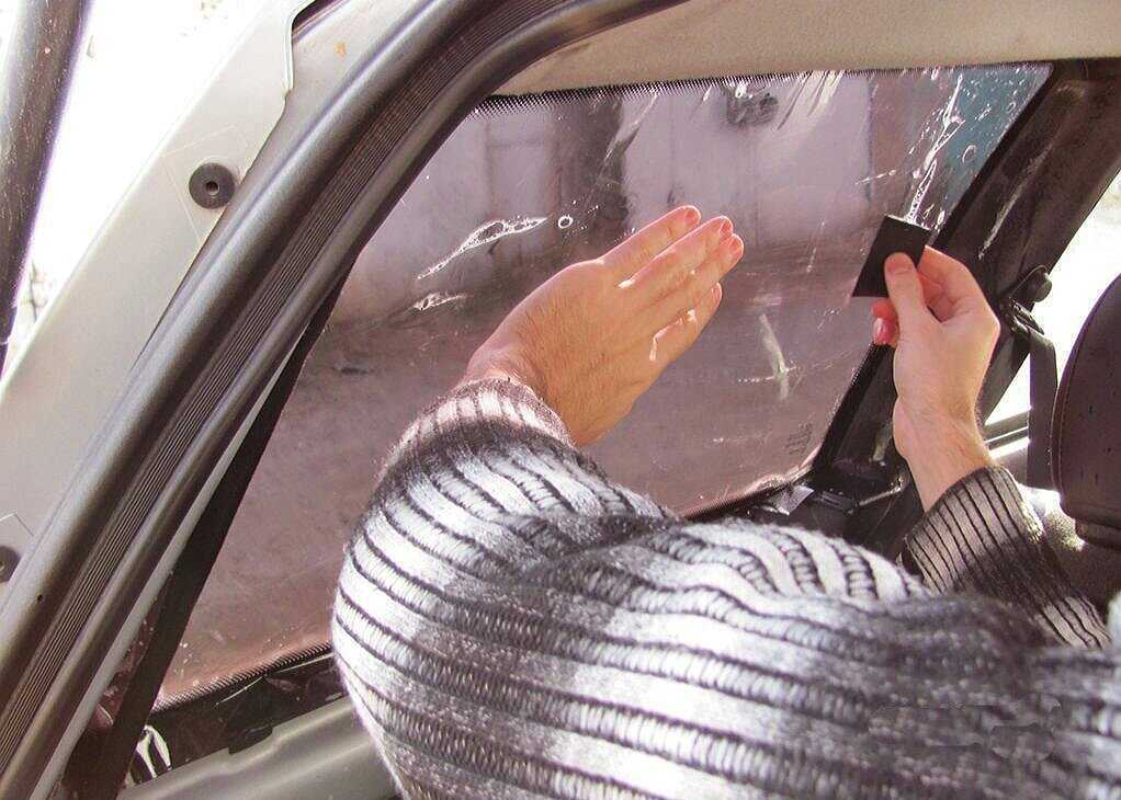 Как тонировать стекла автомобиля своими руками с феном