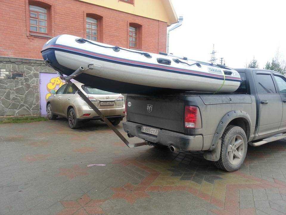 Перевозка лодки пвх на крыше автомобиля