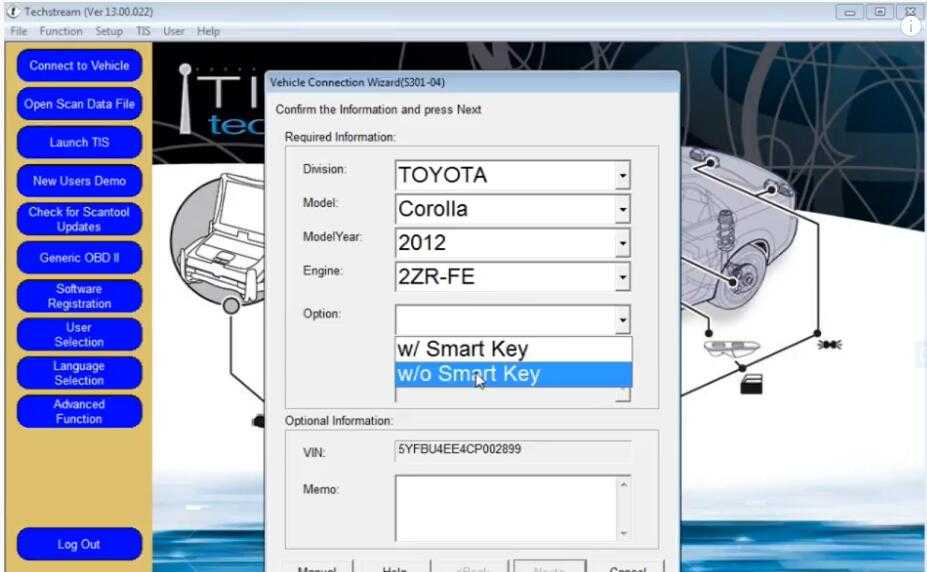 Toyota corolla - как перепрограммировать/обновить эбу/pcm при помощи techstream