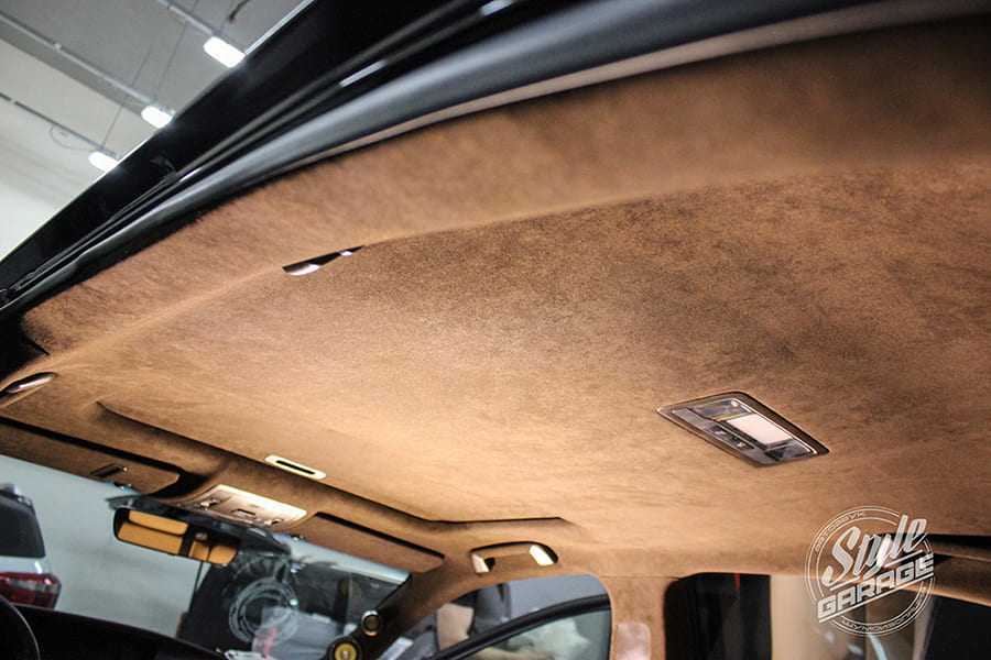 Технология перетяжки потолка в салоне автомобиля