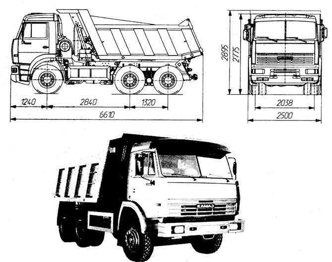 Перечень технических характеристик шасси Kamaz-65115, оснащение и  Обзор дорестайлингового КамАЗ 65115 с фото