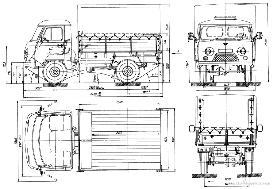 Бортовой уаз-3303: технические характеристики грузовика