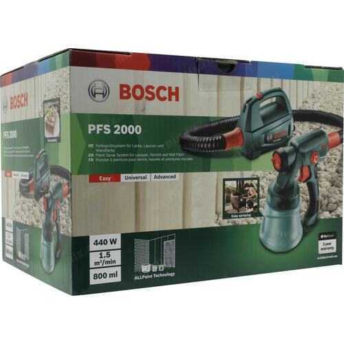 Краскопульт bosch pfs 55: фото, обзор, характеристики и применение
