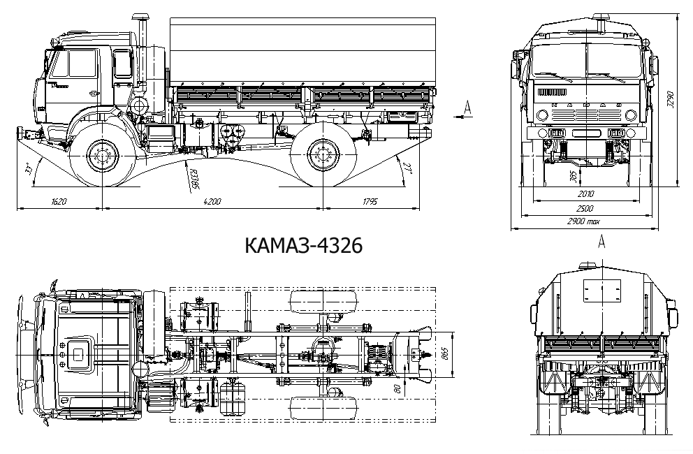 Изотермический фургон камаз 43253-28