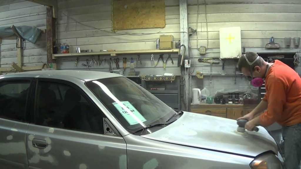 Подготовка гаража к покраске автомобиля
