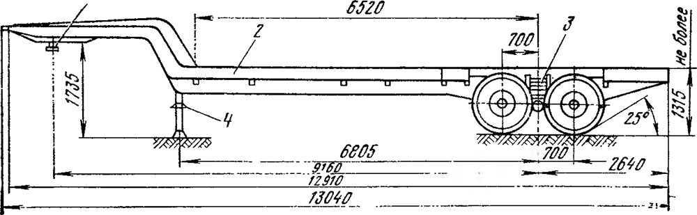 Обзор двухосных двускатных прицепов МАЗ-837810 основные модификации с фото, а так же  и перечень технических характеристик