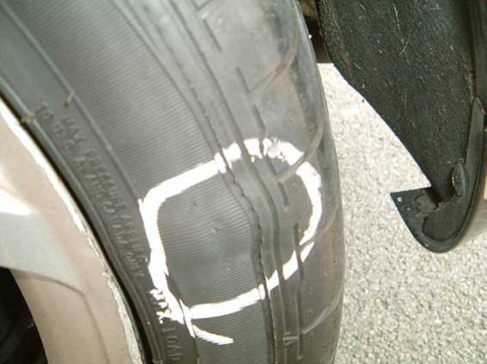 Боковой порез шины. можно ли ездить? как и где ремонтировать?